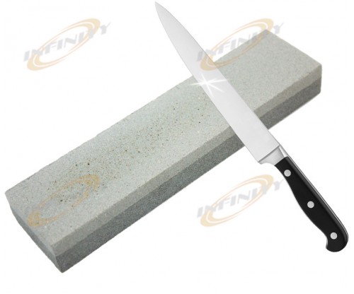 8" Aluminum Oxide Steel Scissors Razor Blade Knife Sharpening Stone Whetstone